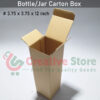 Bottle/Jar Carton Box (3.75x3.75x12 inch)