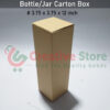 Bottle/Jar Carton Box (3.75x3.75x12 inch)
