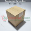 Regular Jar Carton Box (5.5x5.5x6 inch)