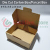 3Ply Die Cut Corrugated Carton Box/Parcel Box (Size: 7.5x5.5x2.5 inch)