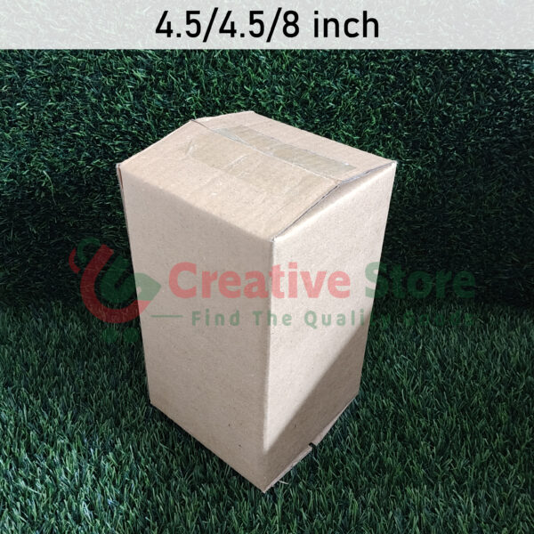 Bottle/Jar Carton Box (4.5 x 4.5 x 8 inch)